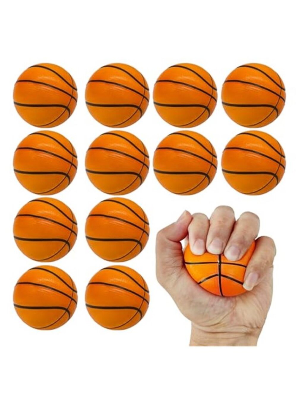 Foam Stress Squeeze Balls 2.5" Small Soft Sport Balls Party Favors